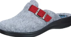 Damen Die moderne Hausfrau Hausschuhe hellgrau