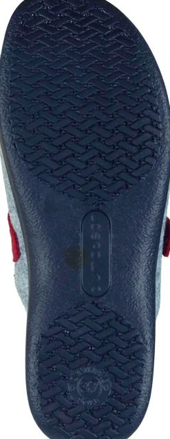 Damen Die moderne Hausfrau Hausschuhe hellgrau