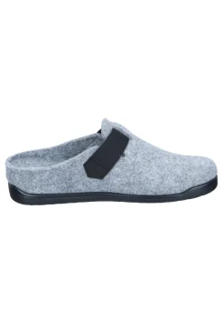 Herren Die moderne Hausfrau Hausschuhe hellgrau