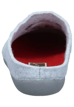 Damen Die moderne Hausfrau Hausschuhe hellgrau