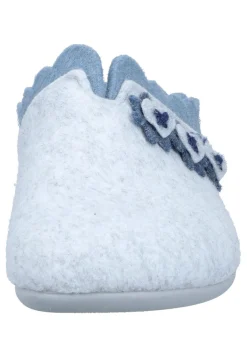 Damen Die moderne Hausfrau Hausschuhe hellgrau