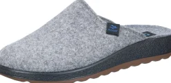 Herren Die moderne Hausfrau Hausschuhe hellgrau