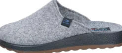 Herren Die moderne Hausfrau Hausschuhe hellgrau