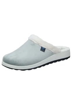 Damen Die moderne Hausfrau Hausschuhe hellgrau