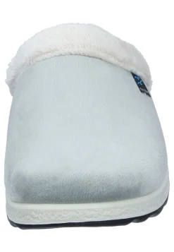 Damen Die moderne Hausfrau Hausschuhe hellgrau