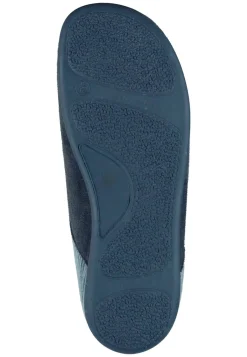 Herren Die moderne Hausfrau Hausschuhe hellgrau