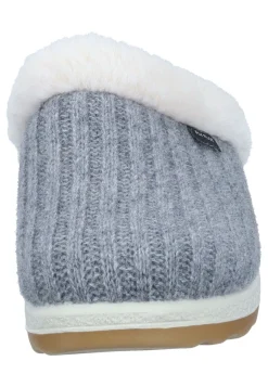 Damen Die moderne Hausfrau Hausschuhe hellgrau