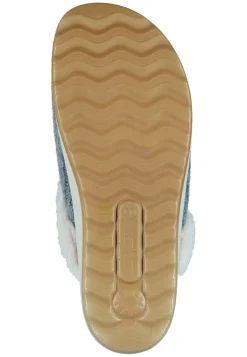 Damen Die moderne Hausfrau Hausschuhe hellgrau