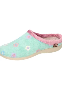 Damen Die moderne Hausfrau Hausschuhe hellgrün