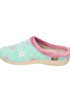 Damen Die moderne Hausfrau Hausschuhe hellgrün