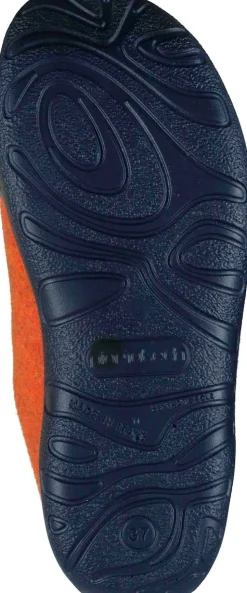 Damen Die moderne Hausfrau Hausschuhe orange