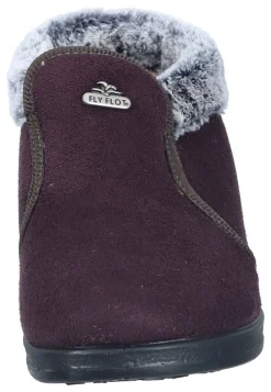 Damen Die moderne Hausfrau Hausschuhe pflaume