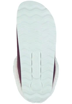 Damen Die moderne Hausfrau Hausschuhe pflaume