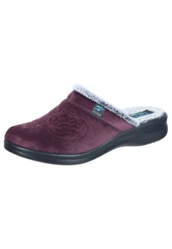Damen Die moderne Hausfrau Hausschuhe pflaume