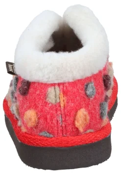 Damen Die moderne Hausfrau Hausschuhe rot