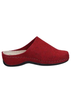 Damen Die moderne Hausfrau Hausschuhe rot