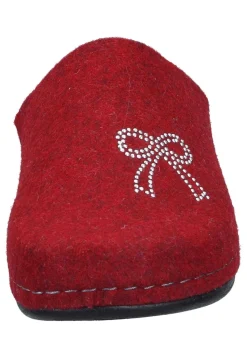 Damen Die moderne Hausfrau Hausschuhe rot