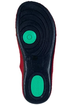 Damen Die moderne Hausfrau Hausschuhe rot