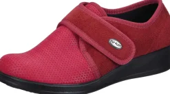 Damen Die moderne Hausfrau Hausschuhe rot