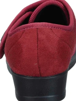 Damen Die moderne Hausfrau Hausschuhe rot