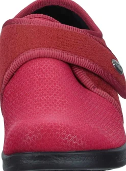 Damen Die moderne Hausfrau Hausschuhe rot