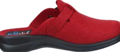 Damen Die moderne Hausfrau Hausschuhe rot