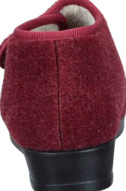 Damen Die moderne Hausfrau Hausschuhe rot