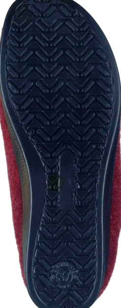 Damen Die moderne Hausfrau Hausschuhe rot