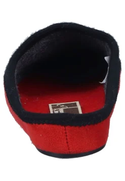 Damen Die moderne Hausfrau Hausschuhe rot