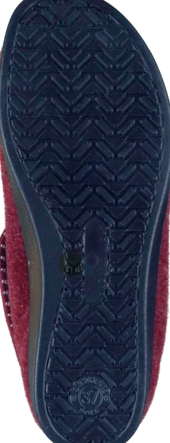 Damen Die moderne Hausfrau Hausschuhe rot