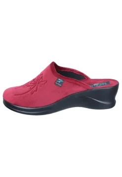 Damen Die moderne Hausfrau Hausschuhe rot