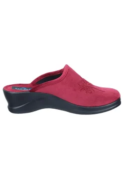Damen Die moderne Hausfrau Hausschuhe rot