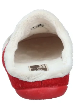 Damen Die moderne Hausfrau Hausschuhe rot