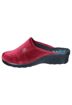 Damen Die moderne Hausfrau Hausschuhe rot