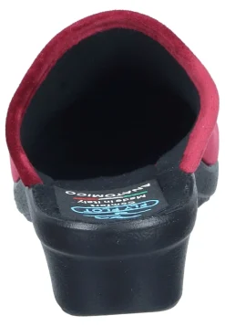 Damen Die moderne Hausfrau Hausschuhe rot