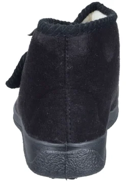 Herren Die moderne Hausfrau Hausschuhe schwarz