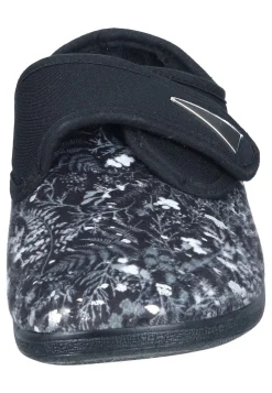 Damen Die moderne Hausfrau Hausschuhe schwarz