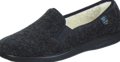 Herren Die moderne Hausfrau Hausschuhe schwarz