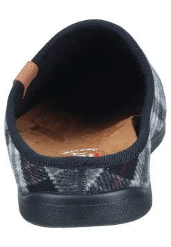 Herren Die moderne Hausfrau Hausschuhe schwarz