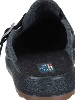 Herren Die moderne Hausfrau Hausschuhe schwarz