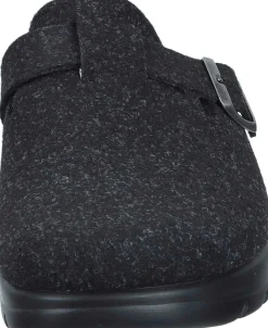 Herren Die moderne Hausfrau Hausschuhe schwarz