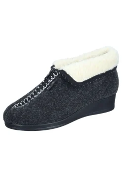 Damen Die moderne Hausfrau Hausschuhe schwarz