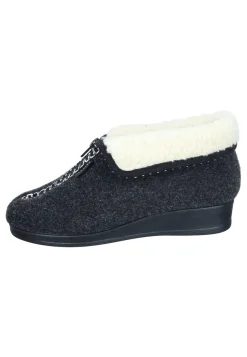 Damen Die moderne Hausfrau Hausschuhe schwarz