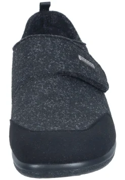 Herren Die moderne Hausfrau Hausschuhe schwarz