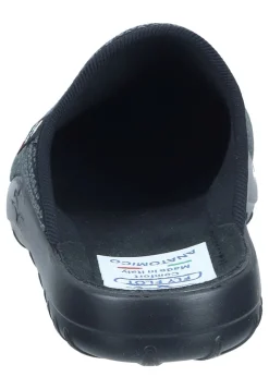 Herren Die moderne Hausfrau Hausschuhe schwarz