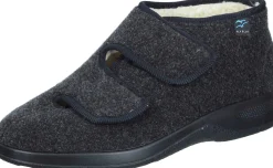 Herren Die moderne Hausfrau Hausschuhe schwarz