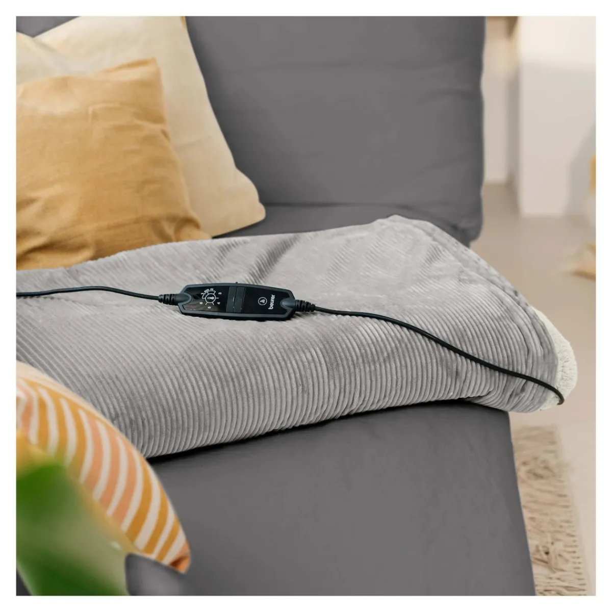 Die moderne Hausfrau Heizdecke "HD 81 Cord", 180x130 cm