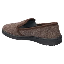 Damen Die moderne Hausfrau Herren Hausslipper "Klassik" braun