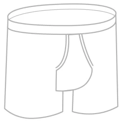 Die moderne Hausfrau Herren-Inkontinenz-Boxershort weiß