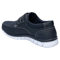 Herren Die moderne Hausfrau Herren-Klettfreizeitschuh „Martin“ marine